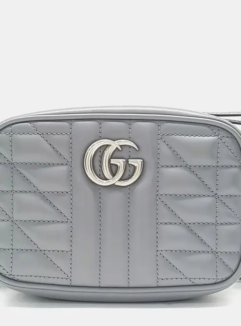 Gucci Marmont Matelass&eacute; Mini Crossbody Bag (634936)