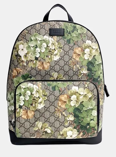 Gucci Multicolor PVC GG Supreme Bloom Backpack