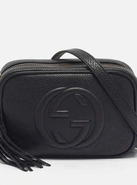 Gucci Soho Disco Mini Black Leather Shoulder Bag