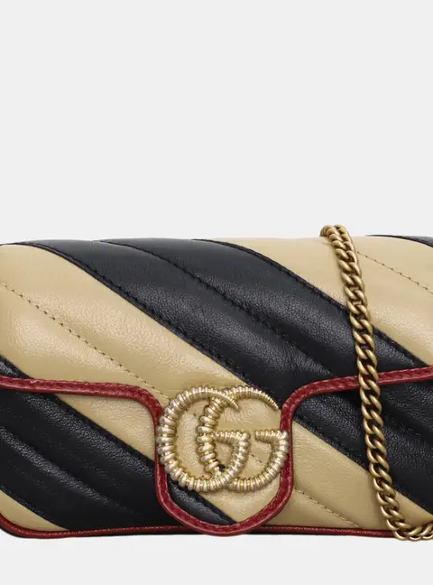 Gucci GG Marmont Mini Multicolor Matelasse Leather Shoulder Bag