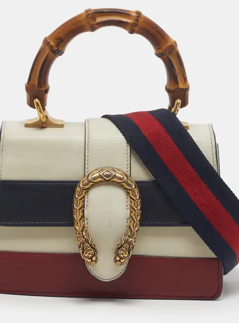 Gucci Dionysus Mini Multicolor Leather Top Handle Bag