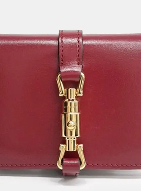 Gucci Jackie 1961 Wallet Red Leather Wallet Bag