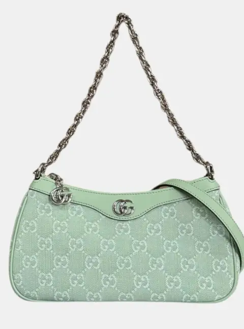 Gucci Ophidia Small Green Shoulder Bag