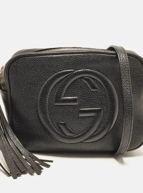 Gucci Soho Disco Small Black Leather Camera Bag