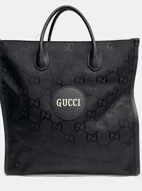 Gucci Black Fabric Off the Grid Long Tote Bag (630355)