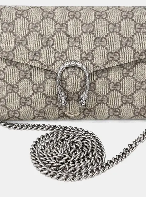Gucci Beige PVC Dionysus Mini Chain Bag (401231)