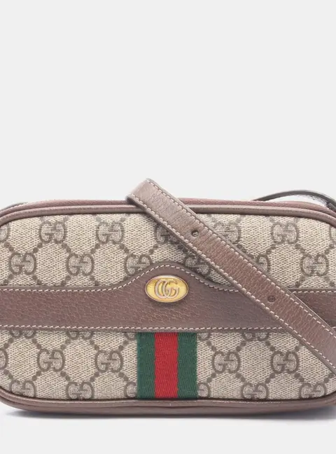 Gucci Ophidia GG Supreme Neutrals Canvas Shoulder Bag