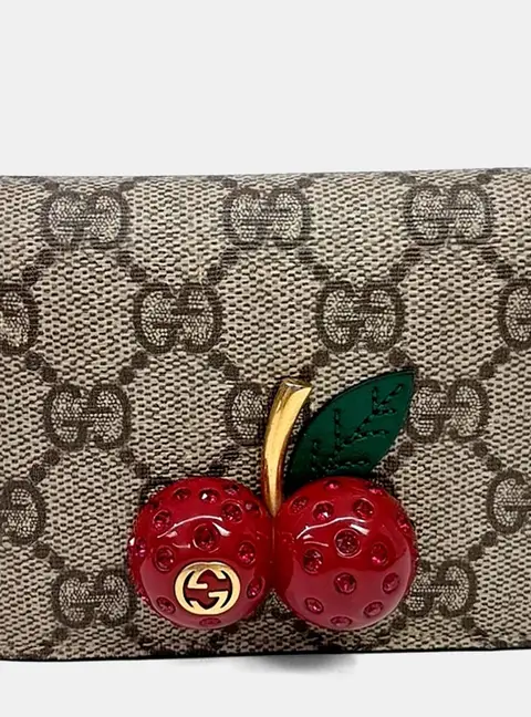 Gucci Cherry PVC Wallet (476050)