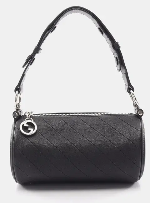 Gucci Blondie Mini Black Leather Shoulder Bag