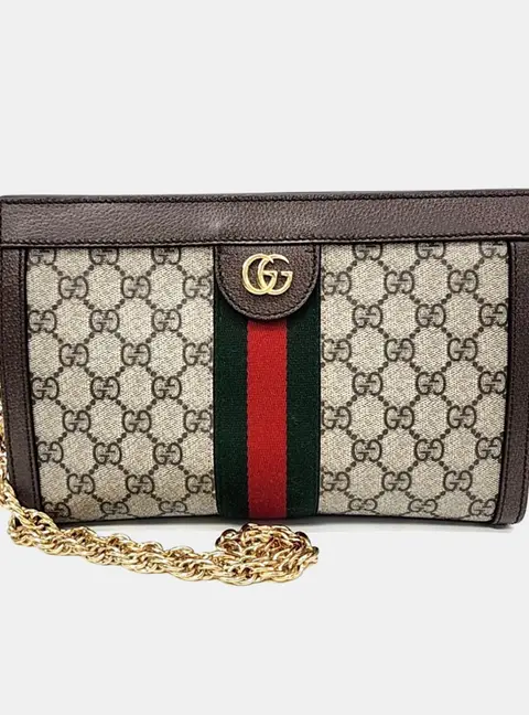 Gucci Multicolor PVC Ophidia GG Supreme Shoulder Bag