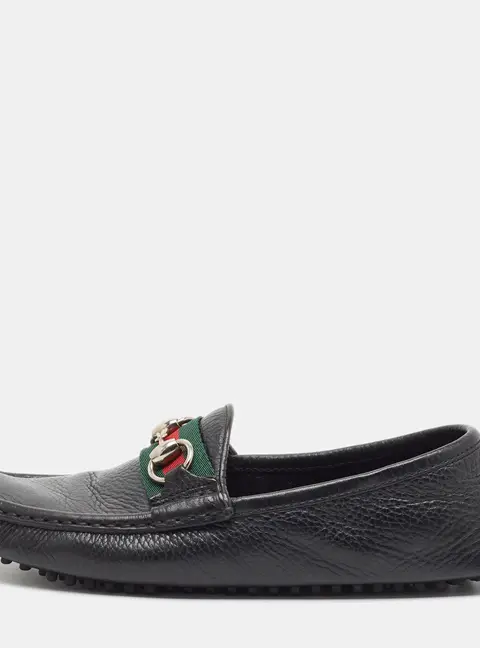 Gucci Horsebit Size 36 Black Leather Loafers