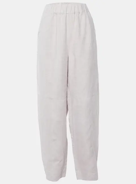 Ganni Pale Purple Hemp Baggy Trousers XL