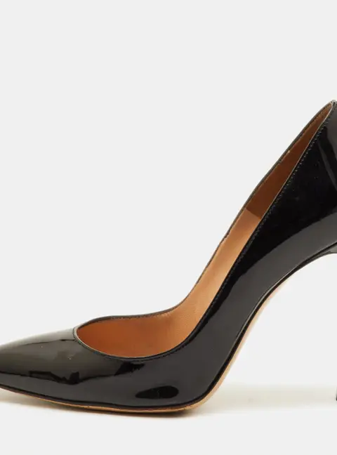 Gianvito Rossi Gianvito Size 36 Black Patent Leather Pointed Toe Pumps