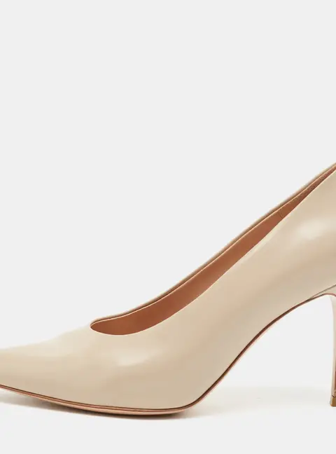 Gianvito Rossi Gianvito 85 Size 38 Beige Leather Pumps