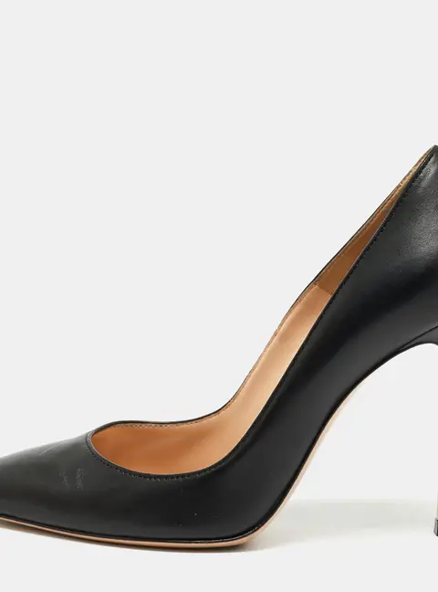 Gianvito Rossi Gianvito Size 36.5 Black Leather Pumps