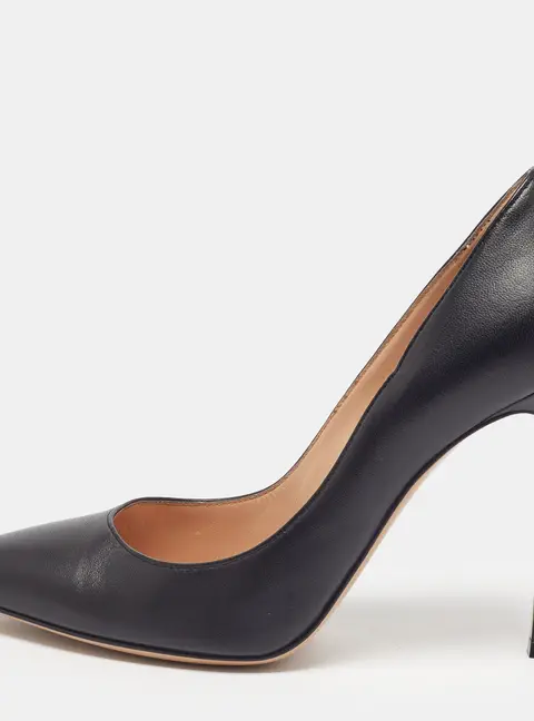 Gianvito Rossi Gianvito 105 Size 39.5 Black Leather Pumps