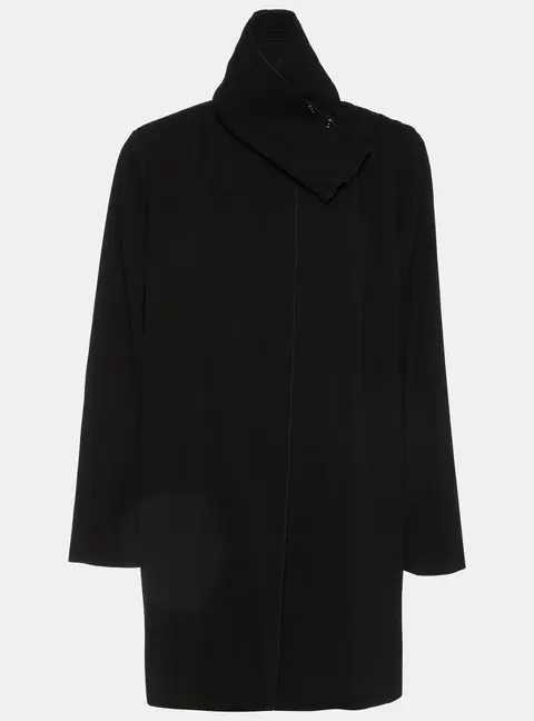 Giorgio Armani Black Plisse Jacket L