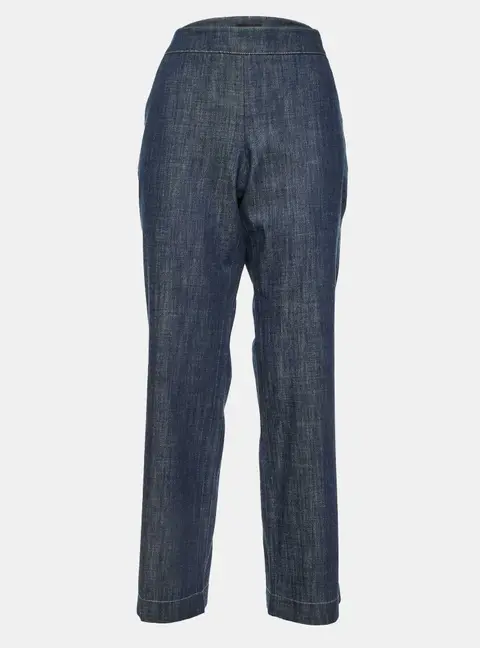 Giorgio Armani Dark Blue Denim Straight Fit Jeans L/Waist 34"