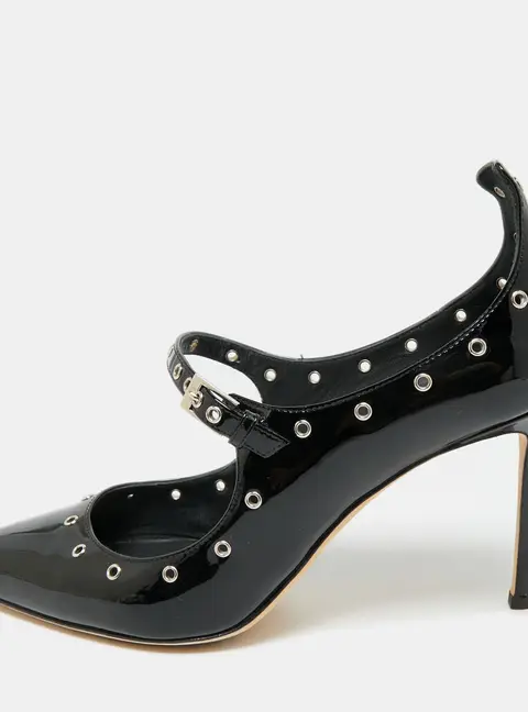 Giuseppe Zanotti Alyson Size 41 Black Patent Leather Pumps