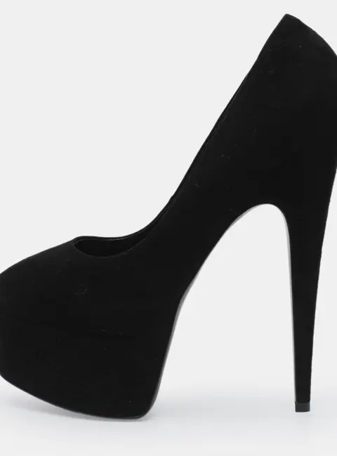 Giuseppe Zanotti Size 39 Black Suede Platform Pumps