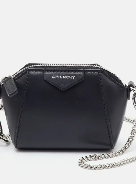 Givenchy Antigona Baby Black Leather Crossbody Bag