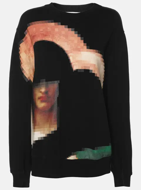 Givenchy Black Cotton Madonna Sweatshirt M