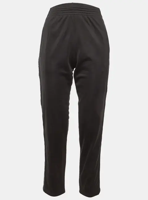 Givenchy Black Jersey Logo Tape Detail Track Pants S