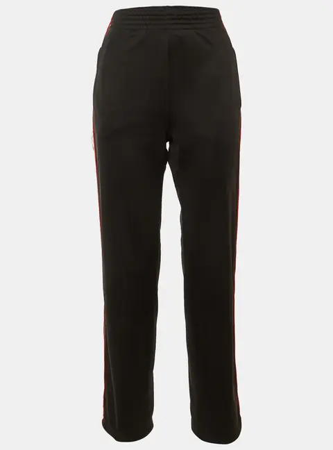 Givenchy Black Jersey Logo Tape Track Pants S