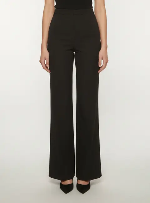 Givenchy Black Wool High Waist Trousers M
