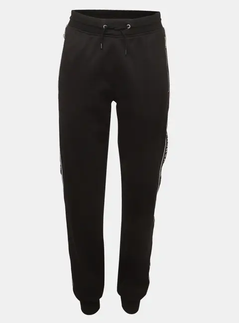 Givenchy Black Jersey Side Stripe Joggers XS
