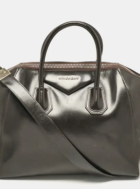 Givenchy Antigona Medium Brown Leather Satchel