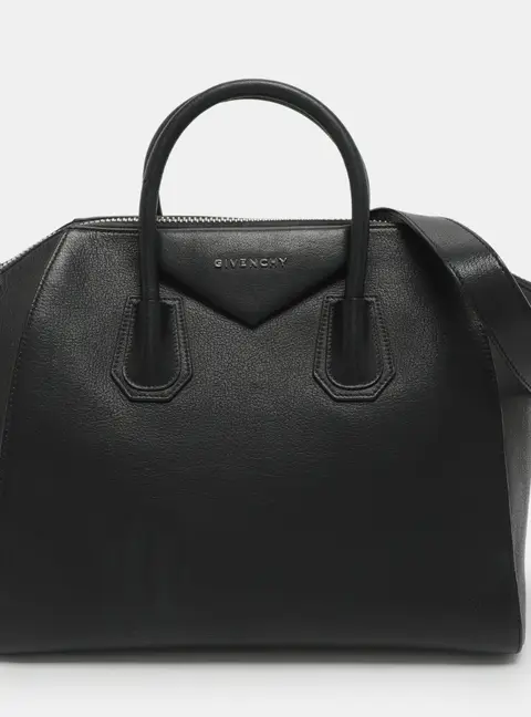 Givenchy Antigona Medium Black Leather Satchel