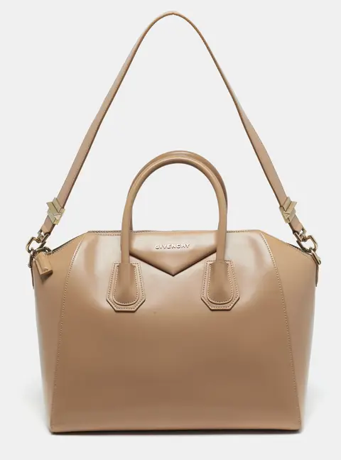 Givenchy Antigona Medium Beige Leather Satchel