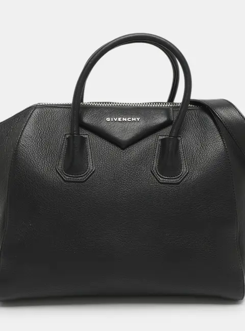 Givenchy Antigona Medium Black Leather Satchel