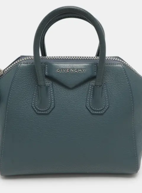 Givenchy Antigona Mini Blue Leather Satchel