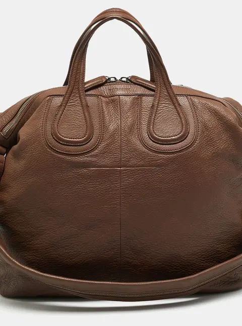 Givenchy Nightingale Large Brown Leather Satchel