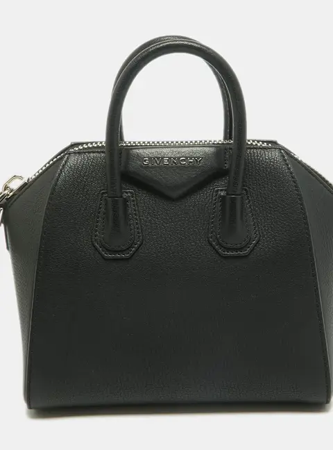 Givenchy Mini Antigona Black Leather Satchel