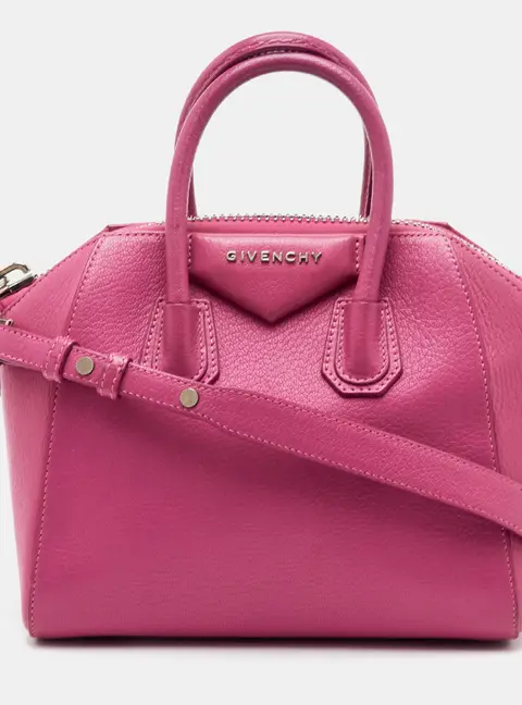 Givenchy Antigona Pink Leather Satchel