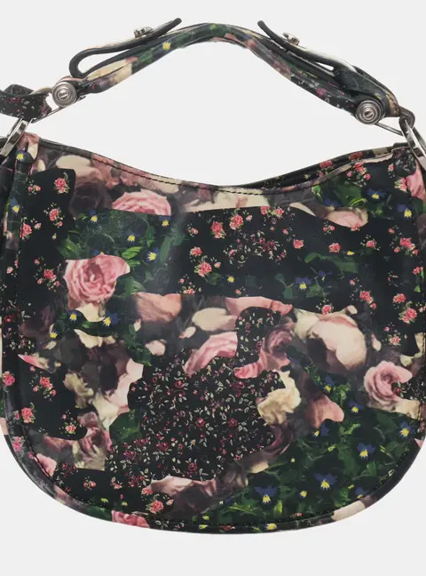 Givenchy Obsedia Small Multi-Color Floral Lambskin Leather Hobo Bag