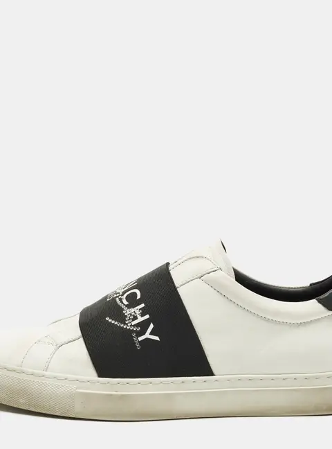 Givenchy Urban Street Size 40 White Leather Slip On Sneakers