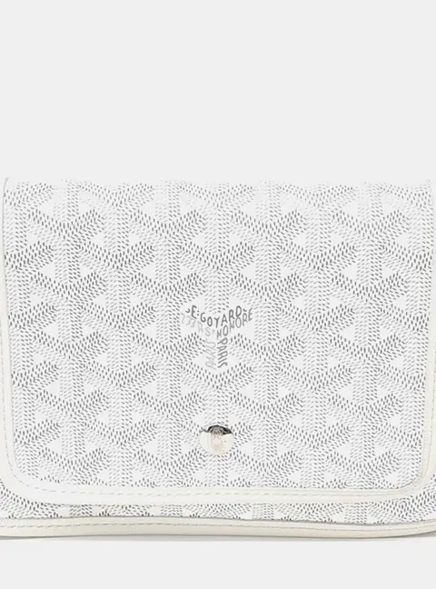 Goyard Fabric White Plum&eacute; Bag