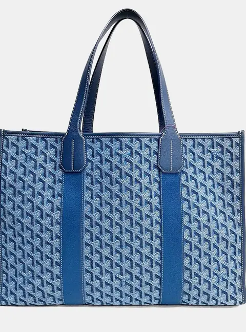 Goyard Blue Fabric Billet MM