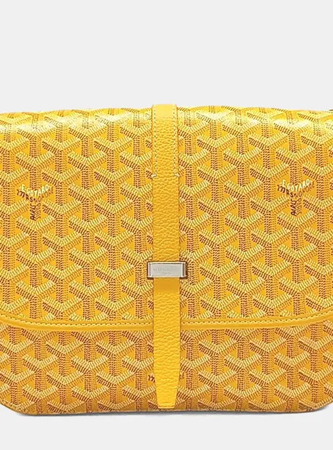 Goyard Yellow PVC Belvedere MM