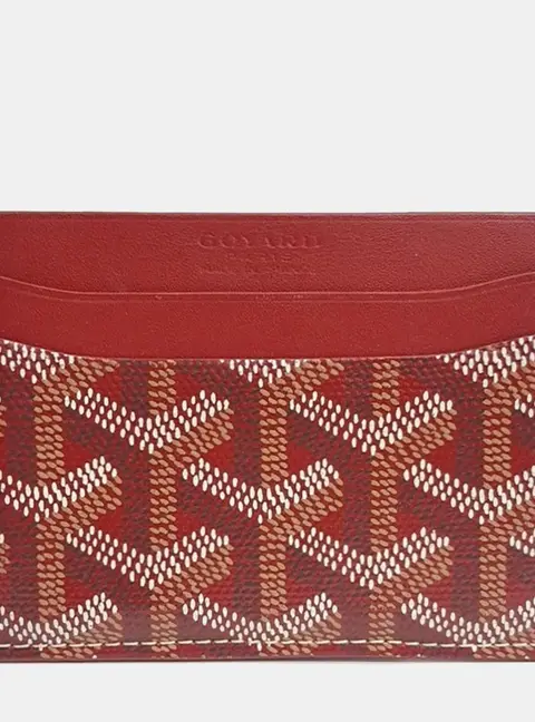 Goyard Multicolor PVC Saint Sulpice card wallet