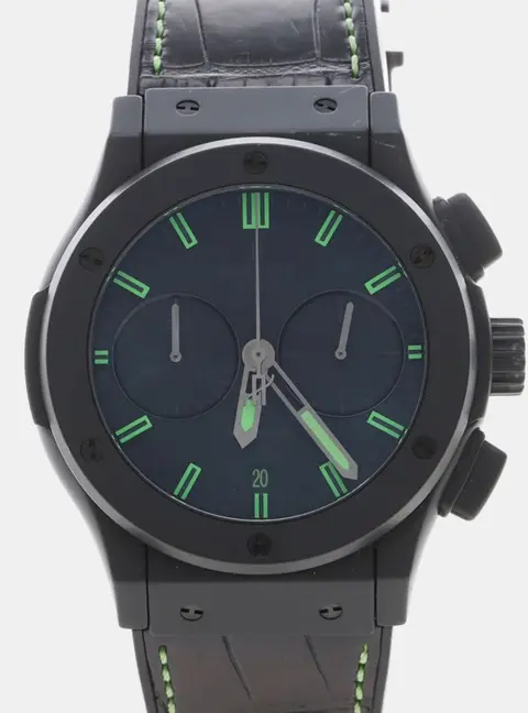 Hublot Classic Fusion Chronograph Ceramic 521.CI.1110.LR.SDQ12 Automatic Black Ceramic Men's Wristwatch 45mm
