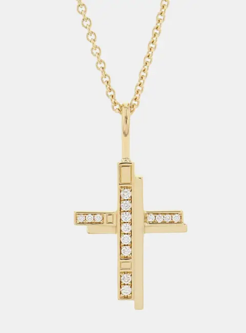 Harry Winston Traffic 18K Yellow Gold Diamond Necklace