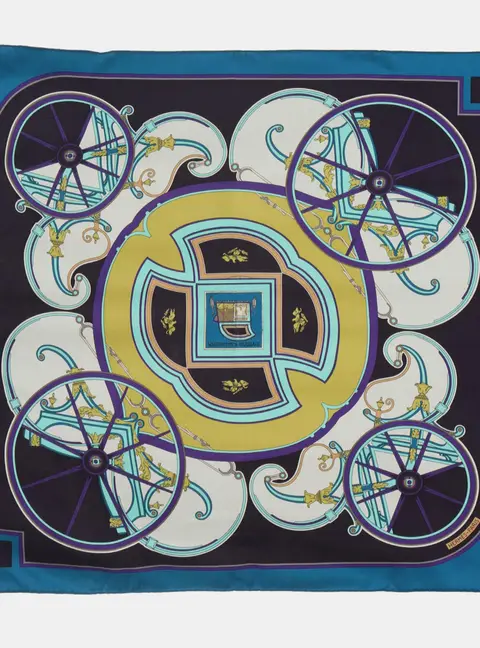Hermes Washington's Carriage Scarf