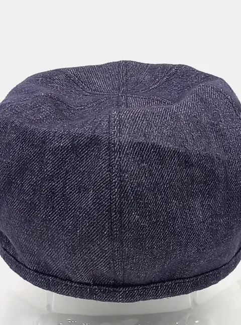 Hermes Blue Linen Beret