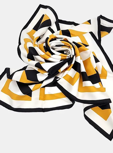 Hermes Multicolor Silk Scarf