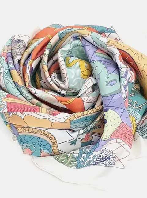 Hermes Silk Multicolor scarf